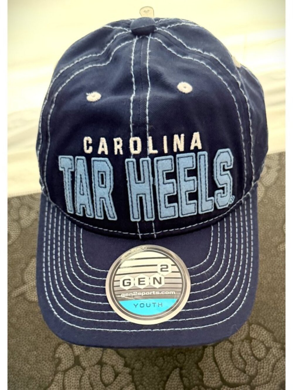 Gen2 North Carolina Tar Heels *YOUTH*  Adjustable Cap/Hat    NWT